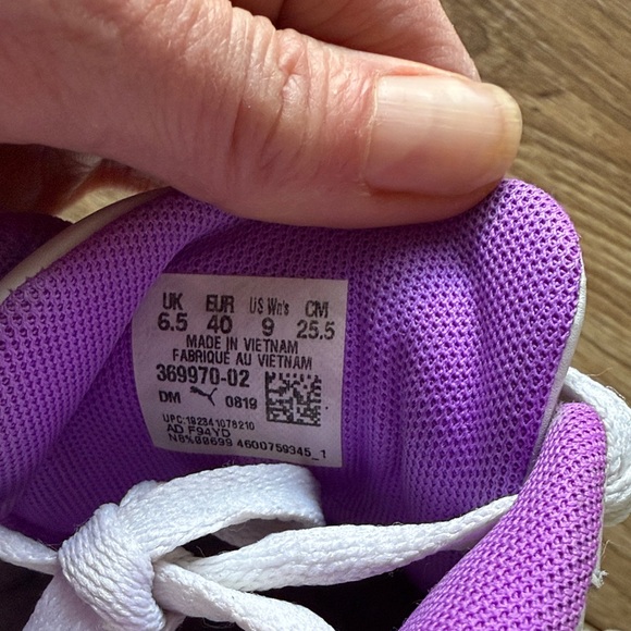 Puma Women's Cali Chase White and Hot Pink Sneakers - Picture 8 of 8